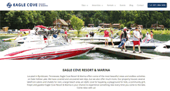 Desktop Screenshot of eaglecoveresort.net